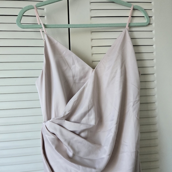 Babaton Spades Wrap Dress Nude Size 8 #024 - Picture 4 of 11